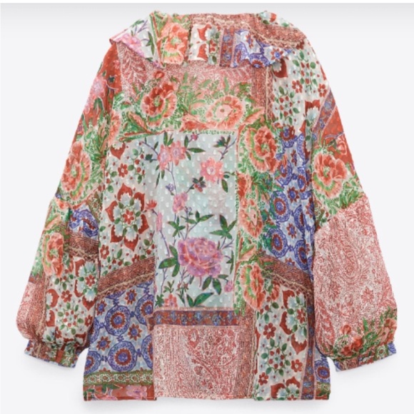 ZARA Blouse Women's Size Small NWT - Picture 5 of 5